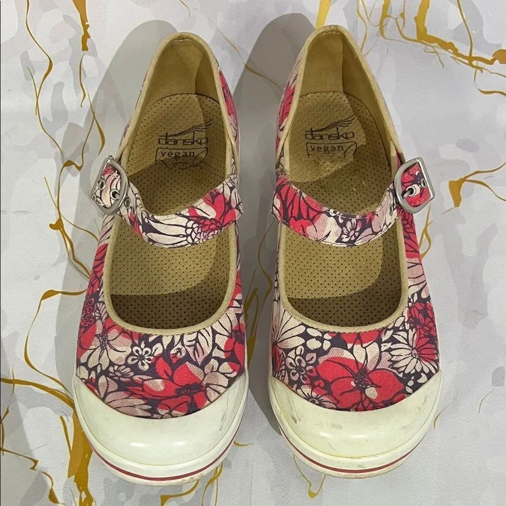 Dansko Floral Mary Jane Shoes